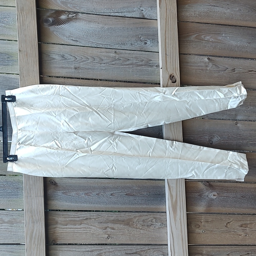 🏵️Lafayette New York 148 Cream Silk Pants